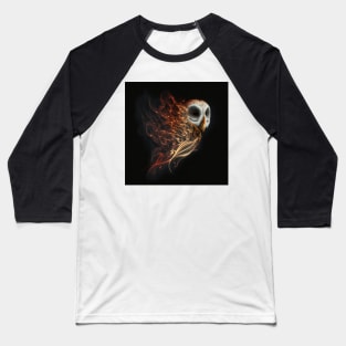 Barn Owl Wisps 10 Baseball T-Shirt